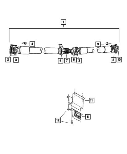 Genuine mopar u-joint kit value line 2amd4852ac