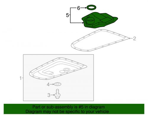 Genuine mitsubishi filter 2824a007