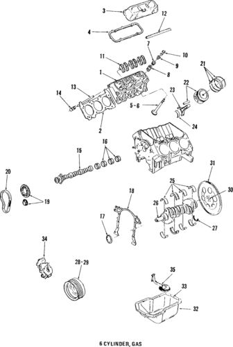 Genuine gm head gasket 25530334