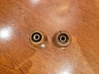 Vintage original triumph spitfire wood shift knobs one with shift pattern insert