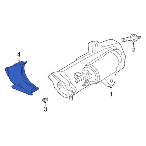 Genuine ford starter cover lx6z-7n171-a