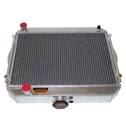 4 row spawon radiator for toyota corolla 1.2l 1.6l l4 1971-1974 aluminum 56mm mt