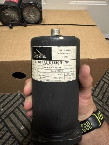 General design cessna division rate gyro turn coordinator model 5400-7425-1