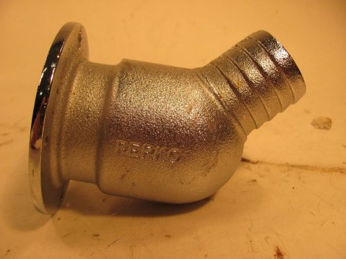 Perko  0142002chr   142-2 chrome plated bronze scupper fitting  1.5 &#034;  hose