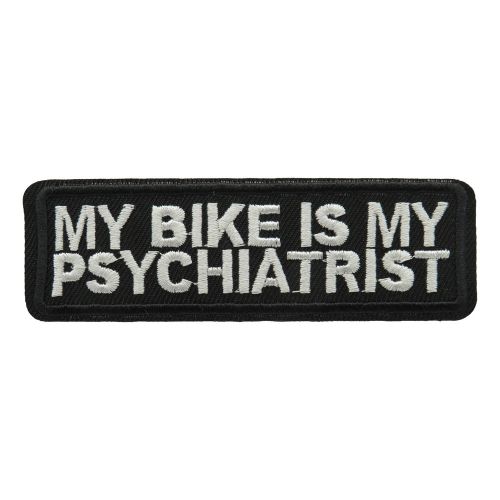 Bike psychiatrist patch patch ironing patch biker patch motorcycle-