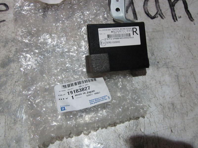 Gm oem part 19183827 theft deterent transponder (shelf a31 bin 16)