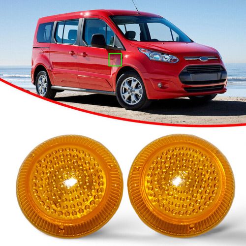 2pcs for ford transit connect 2010-2021 car side marker indicator light housing