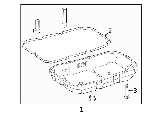 Genuine mercedes-benz transmission oil pan bolt 002-990-95-03