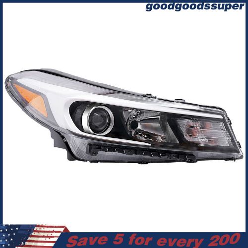 Halogen headlamp headlight front right passenger side for 2017 2018 kia forte