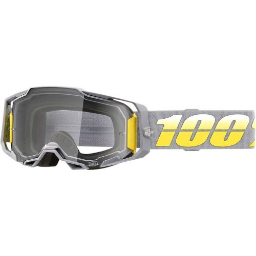 100% armega goggles complex with clear lens open box 50721-101-10