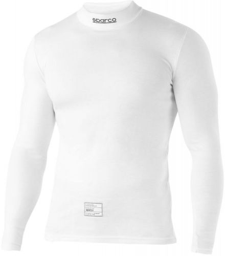 Sparco rw-4 long sleeves shirt top underwear white size:s-xxxl fia 8856-2018