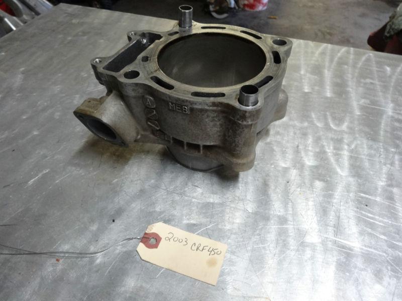 2003 crf450 engine cylinder crf 450 motor top-end 03 bin4