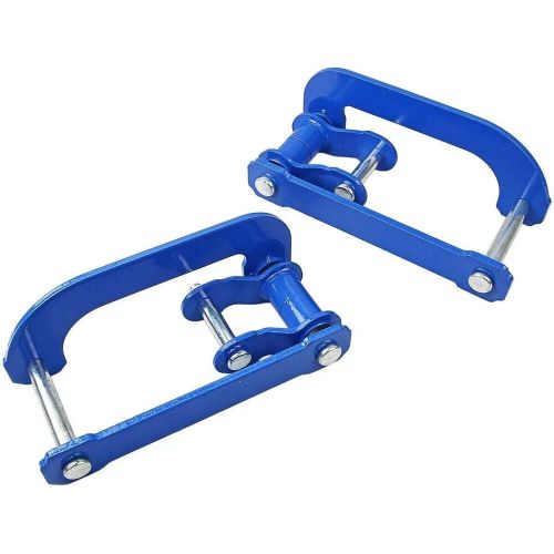 Rear leaf spring lift 2&#034; comfortable shackles isuzu d-max 2021 + express dhl