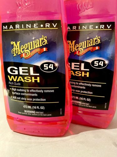 Meguiars m5416 #54 marine boat wash / rv camper wash gel high sudsing - qty 2