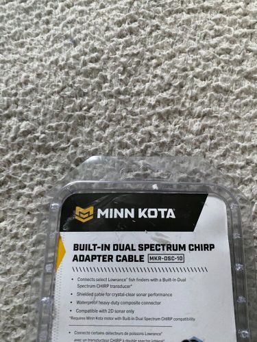 Minn kota dsc-10 built-in dsc (dual spectrum chirp) adapter cable