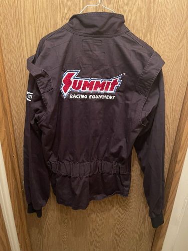 Summit racing equipment fr jacket sfi 3-2a/1 sz xlg xxl single layer black