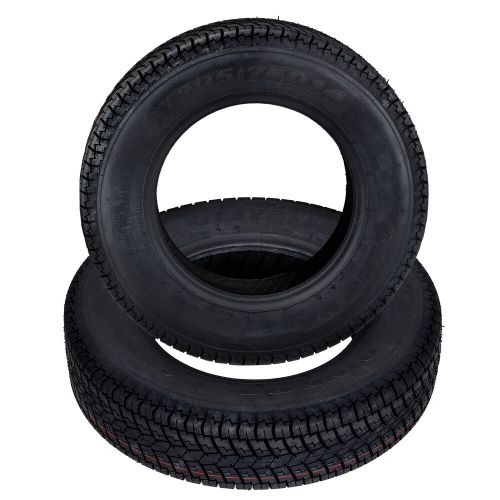 2pcs trailer tires st175/80d13 6pr load range c 13&#034; fuel-saving reliable sturdy