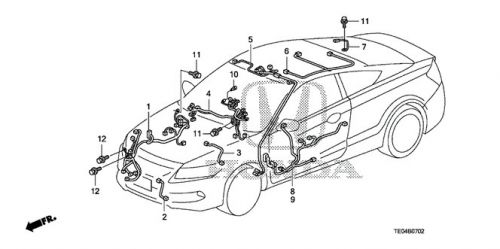 Genuine honda wire 32155-te1-a20