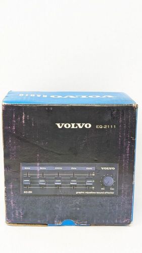 Vintage volvo graphic equalizer sound effector eq-2111