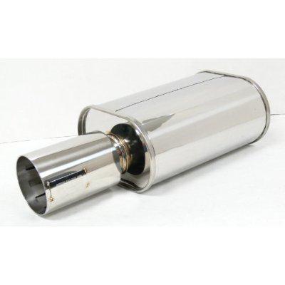 Obx /forza universal muffler hr09 2.5" honda toyota vw nissan accord  all cars