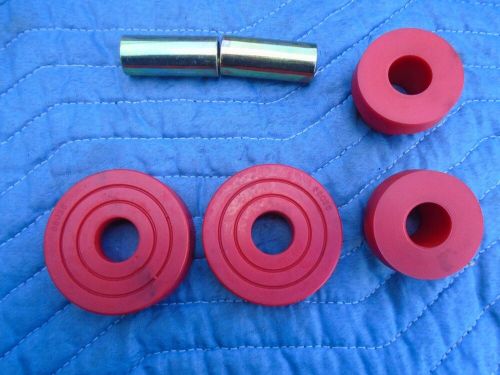 Energy suspension 83-04 ford mustang  red mcpherson strut tower bushing set -