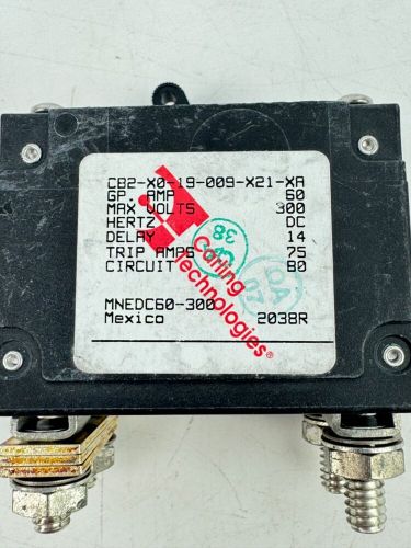 Midnite solar mnedc60-300 - 60 amp 300 vdc panel mount breaker