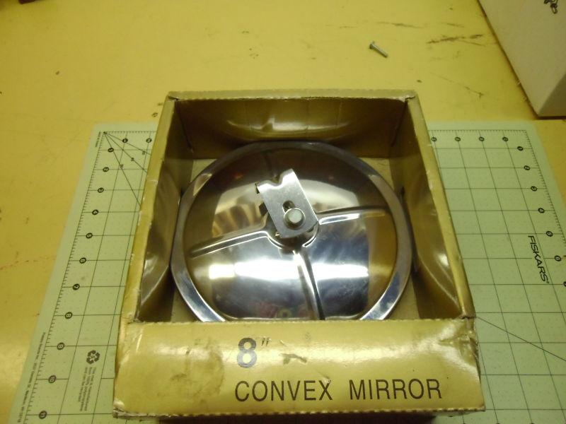 Convex mirror 8" stainless steel #1145