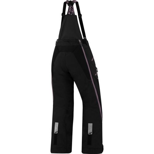 Fxr snowmobile womens edge insulated pants - black/muted grape