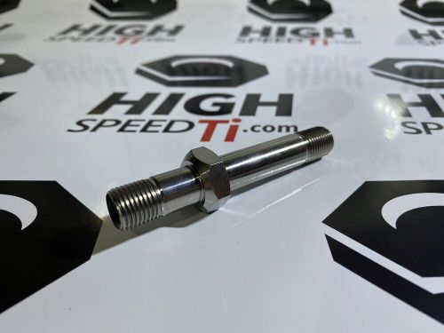 Titanium sprint car radius rod one nut stud upper shock stud 1pc 3.375 in. long