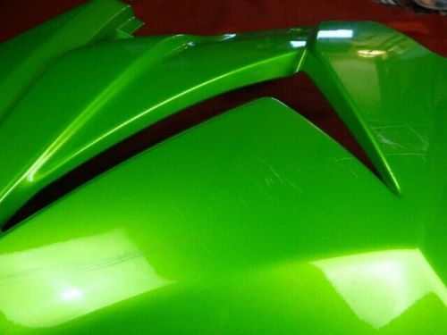 Lh side cowling, cl green, 2008-12 kawasaki ninja 250 ex250, 55028-0271-15p