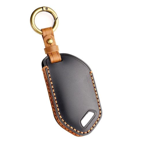 Stylish leather car remote key case for telluride 2023 2024 secure your keys