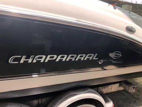 Chaparral boat emblems 30&#034; chrome + free fast delivery dhl express - raised