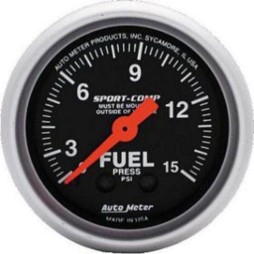 3311 autometer fuel pressure gauge gas