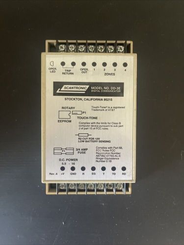 Scantronic model dd-3e digital communicator (4 zone)