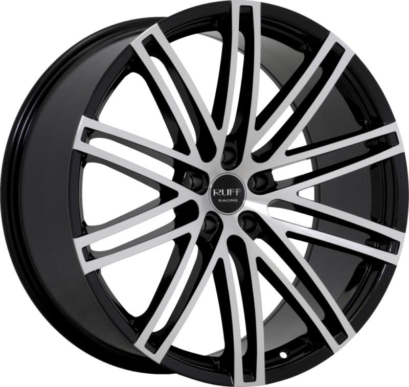 20" inch 5x115 black machined wheels rims 5 lug rwd charger magnum chrysler 300