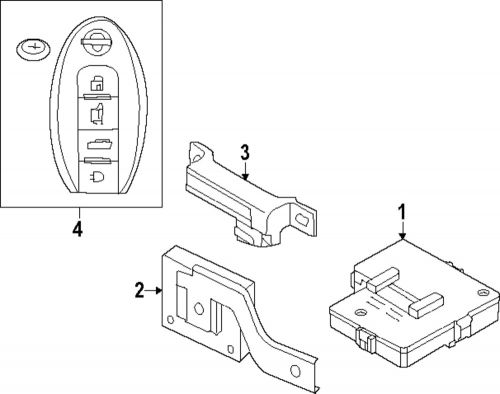 Genuine nissan transmitter 285e3-6xr5a