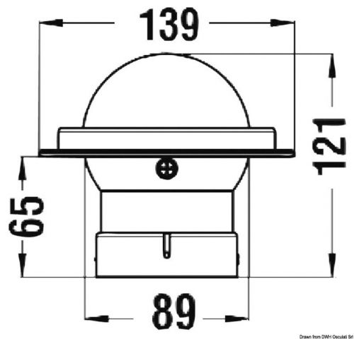 Riviera regatta boat marine compass 3&#034; 80mm black 4-colour flat rose