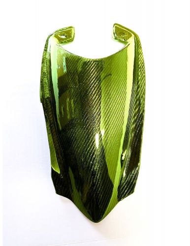 For honda trx90 2006-2024 front fender hood cover real carbon fiber green