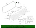 Genuine ford 18-24 expedition navigator lift gate glass bumper  *sold individual