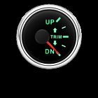 2&#034; 52mm trim meter gauge up-down 0-190ohm 7 colors led for boat yacht us stock