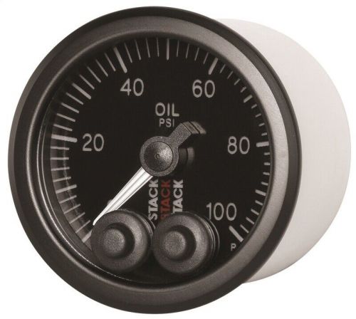 Autometer stack instruments pro control 52mm 0-100 psi oil pressure gauge -