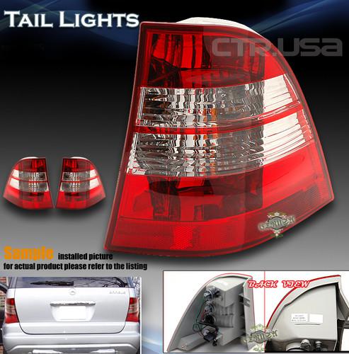 98-05 merceses w163 ml320/ml430/ml500/ml55 tail lights+led daytime fog lamps