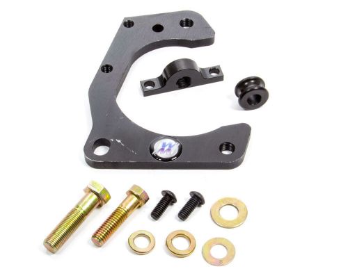 Wehrs wm303 metric rear brake caliper bracket mustang ii/pinto bolt-on steel blk