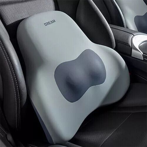 Car seat headrest adjustable pillow neck rest lumbar back support cushion memory