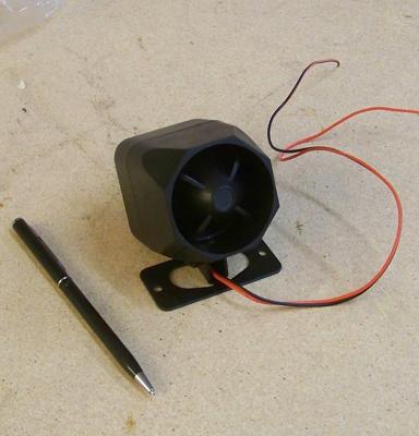 Universal single tone 12 volt siren horn car alarm security warning no reserve