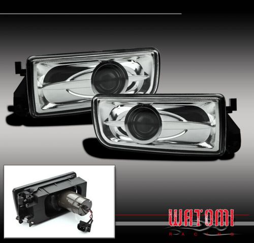 1992-1998 bmw e36 3-series 2/4dr projector bumper driving fog lights lamp chrome