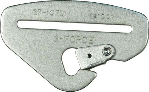 G-force 107w harness hardware - snap in - 3 in wide - steel - zinc oxide - each