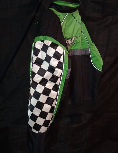 Mens vtg arctic cat snowmobile jacket checkered green