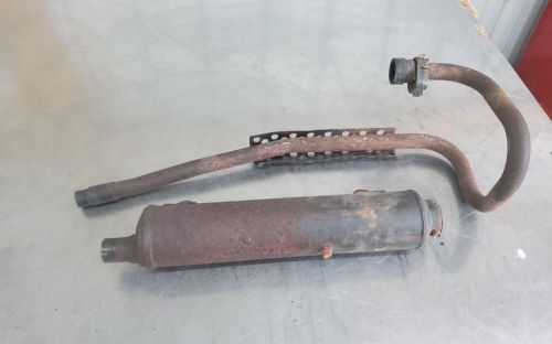 1985 85 kawasaki bayou 185 exhaust pipe muffler