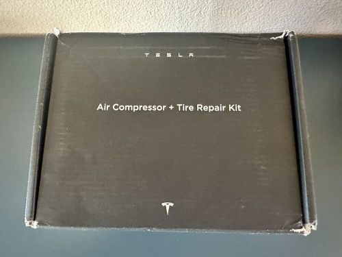 Tesla air compressor + tire repair kit 3.0 new sealed in box model s, 3, x, y